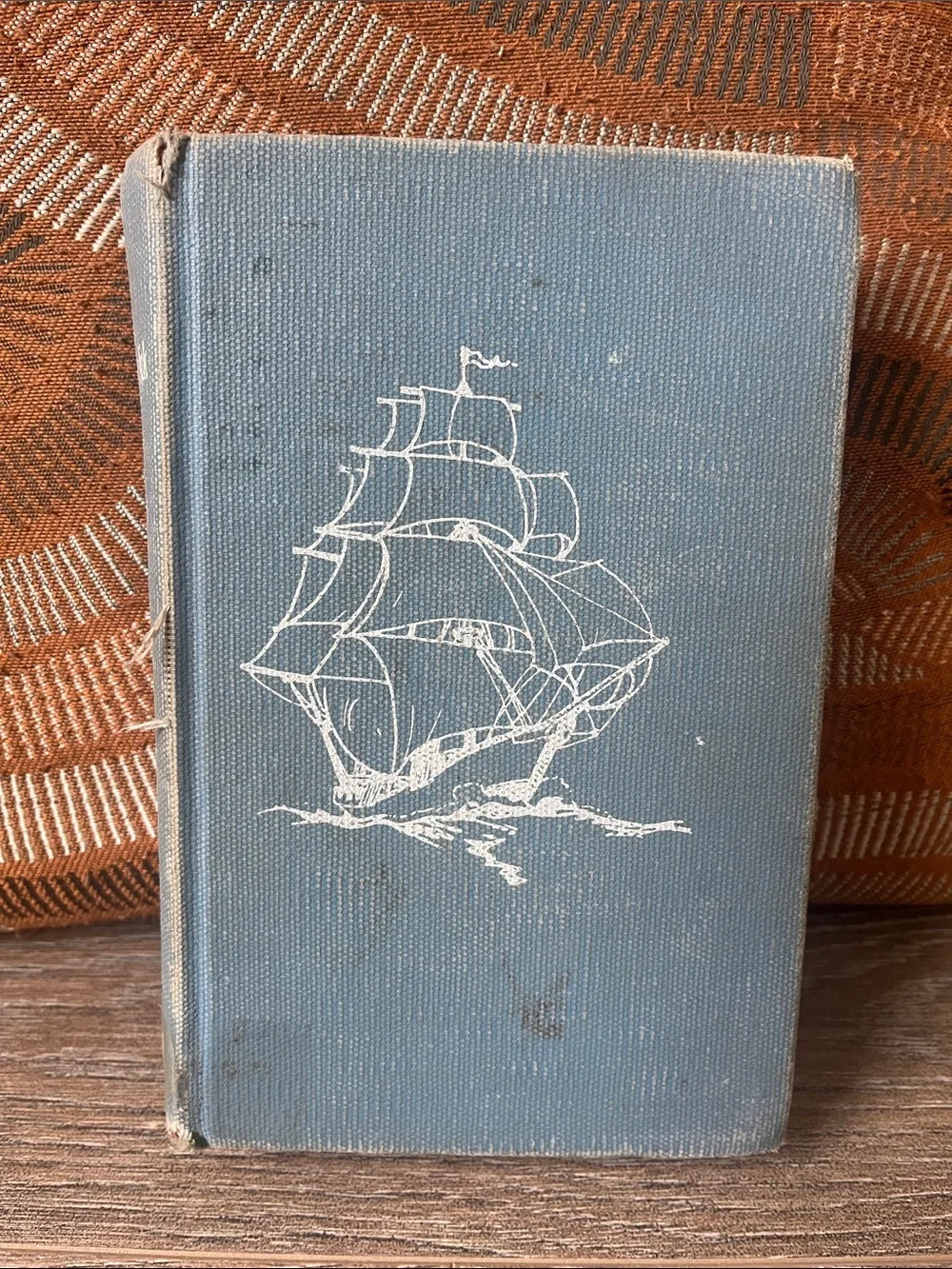 Moby Dick by Melville - Light Blue Cloth Hardcover 1950